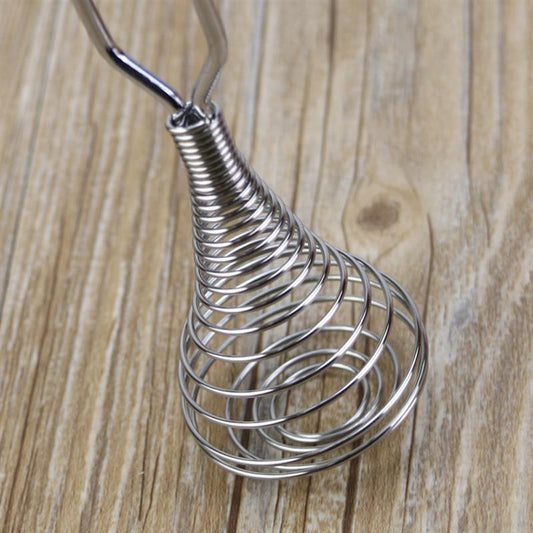 Stainless Steel Spring Egg Beater Hand Whisk, Under One Dollar 