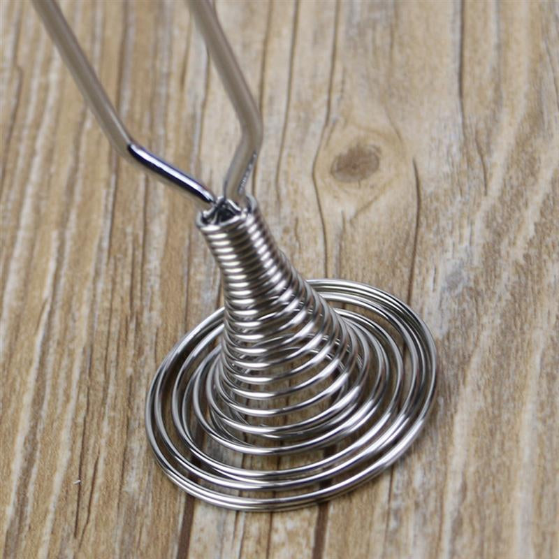 Stainless Steel Spring Egg Beater Hand Whisk, Under One Dollar 