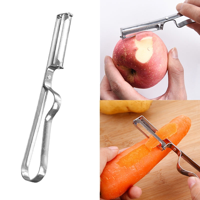 1Pcs Stainless Steel Knife Fruit Vegetables Peeler
