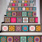 50Pcs Walls Self Adhesive Tile Sticker For Home Decor