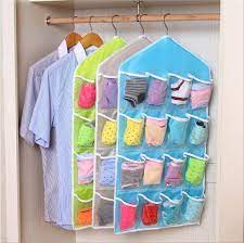 Pack of 3 16 Pocket Hanging Organizer