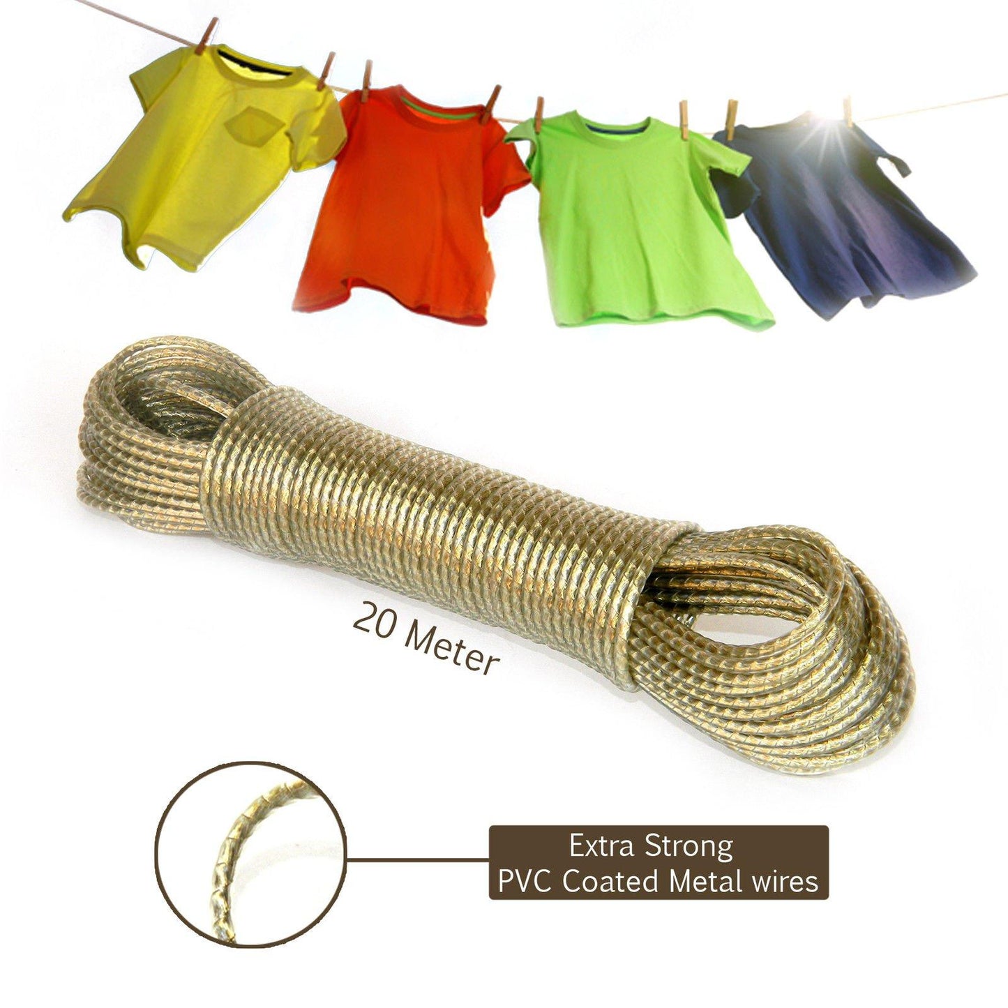 Clothesline Rope Wet Cloth Laundry Rope
