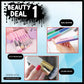 (3 In 1)Beauty Deal😳 Nail Polishing Buffer With Chubby Foundation Brush And (7pcs) Hello Kitty Makeup Brushes