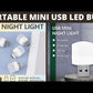 3Pcs Portable Mini Usb Led Bulb Night Light