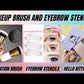 Chubby Pier Foundation Brush Flat Cream Makeup Brushes