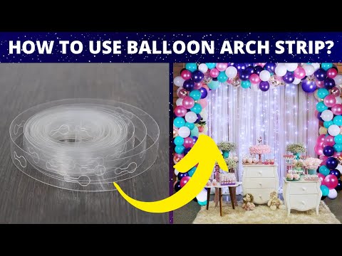 Balloon Decorating Strip Connect Chain DIY Balloon Arch Strip Tape