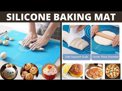 Silicone Kitchen Kneading Dough Mat Cooking Cake Baking Mat