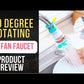Fan Faucet Clip 360 Rotating Flexible Kitchen Faucet Water Filter