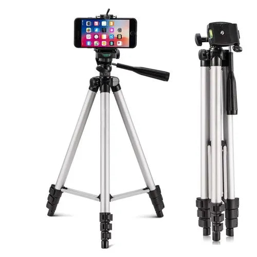 Adjustable and Portable 3110 Tripod Stand with Mobile Holder